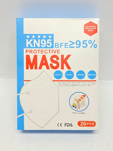 KN95 Protective 4 Layer Respirator  Mask Individually Sealed - Box of 20